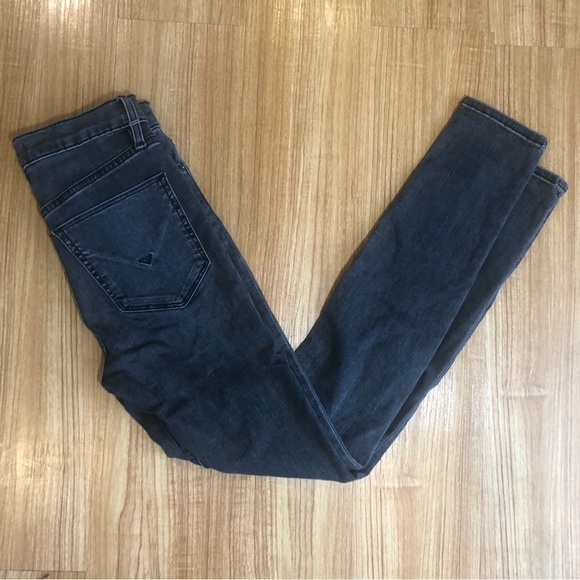Hudson Dark Grey Barbara Super Skinny Jeans - Picture 3 of 13